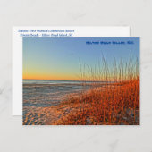 波の上の日の出!ヒルトンヘッドアイランドSC ポストカード (正面/裏面)