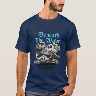 「波の下に – の世界疑問に思」 Tシャツ