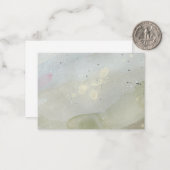 "波の下":オリジナル抽象芸術ノートカード ノートカード (正面/裏面インサイチュ)