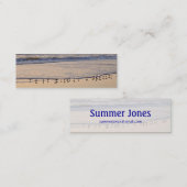 波の中で朝食をニブル砂ピパーズ スキニー名刺 (正面/裏面)