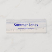 波の中で朝食をニブル砂ピパーズ スキニー名刺 (裏面)