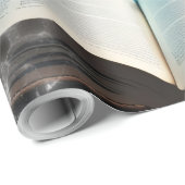 波の中で泳ぐスチームパンクのオルカ。 ラッピングペーパー (ロールコーナー)