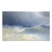 波の中でAivazovsky フォトプリント (正面)