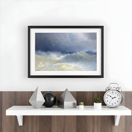 波の中でAivazovsky フォトプリント