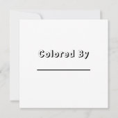 波の中のイルカ | 子供のぬりえページ (裏面)