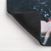 波の中の遊ニンフとサティルス マウスパッド (コーナー)