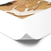 波の中を歩く ポスター (角)