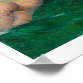 『波の中』 1889年ポール・ゴーギャンのポスター ポスター (角)