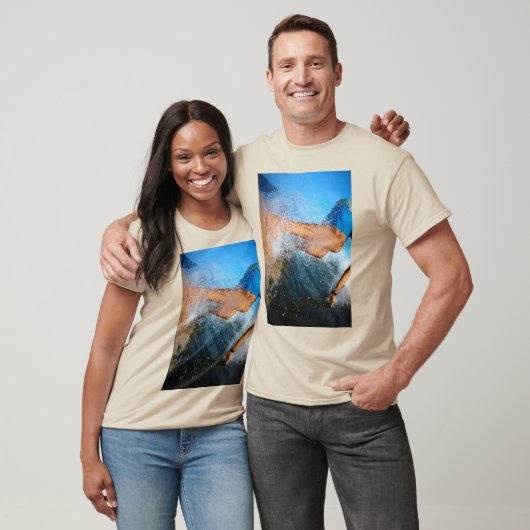 波の乗り物 Tシャツ (ユニセックス)