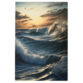 波の交響曲 メタルプリント