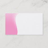 波の余白 – ピンク 名刺 (裏面)