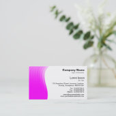 波の余白 – マゼンタ 名刺 (スタンド正面)