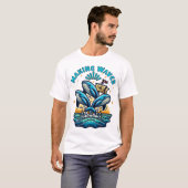 波の作成 Tシャツ (正面フル)