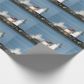 波の包装紙が付いている灯台 ラッピングペーパー (角)