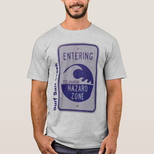 波の塩の入り江 Tシャツ (正面)