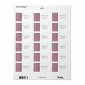 波の山はっきりした形 ラベル (フルシート)