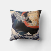 波の幽霊素晴らしは クッション (裏面)