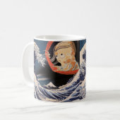 波の幽霊素晴らしは コーヒーマグカップ (正面左)