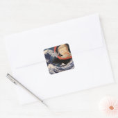 波の幽霊素晴らしは スクエアシール (封筒)