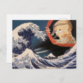 波の幽霊素晴らしは ポストカード (正面/裏面)