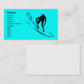 波の店ビジネスPfofileカード 名刺 (正面/裏面)