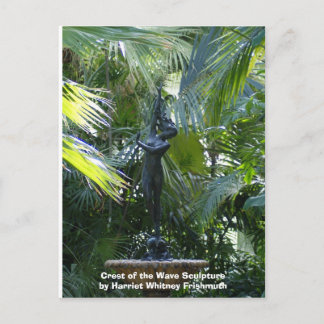 波の彫刻の頂上 ポストカード