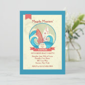 波の招待状のサーフボード 招待状 (スタンド正面)