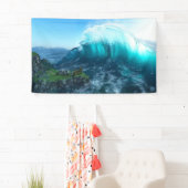 波の旗の下 横断幕 (インサイチュ)