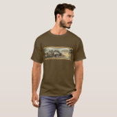 波の日没 Tシャツ (正面フル)