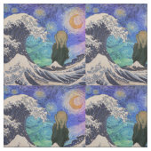 波の星の夜の悲素晴らし鳴 ファブリック (見本)