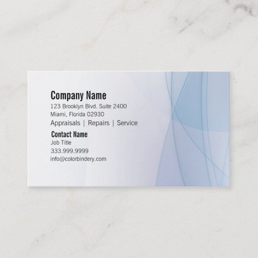 波の本質の名刺 名刺 (正面)