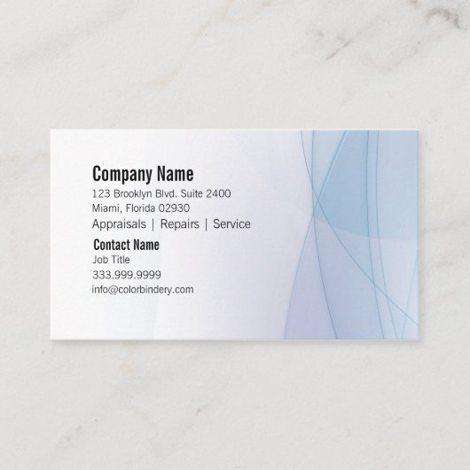 波の本質の名刺 名刺 (正面)