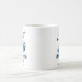 波の来幸せサーファー・サーフ コーヒーマグカップ (中央)