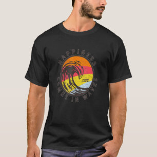 波の来幸せデスティンフロリダビーチバカ Tシャツ