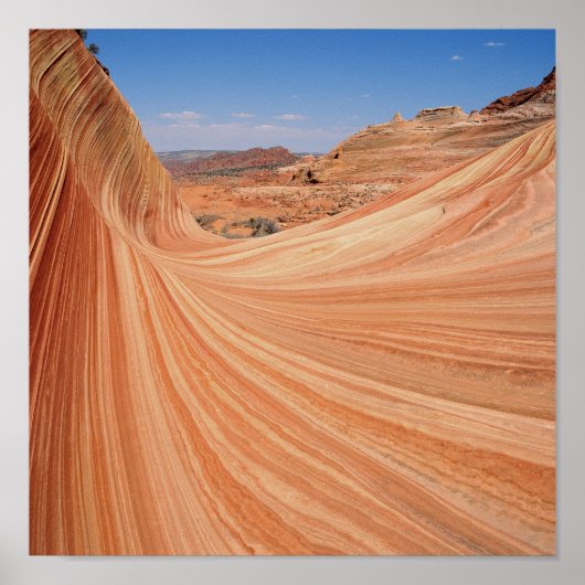 波の水平 ポスター (正面)