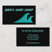 波の波に乗クールる 名刺 (正面/裏面)