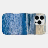 波の海の景色 iPhoneケース (裏面横)
