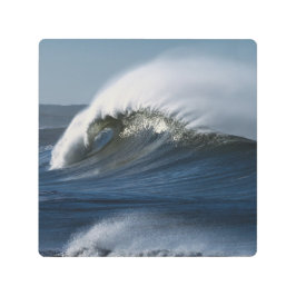 波の海の泡運命の運命 メタルプリント