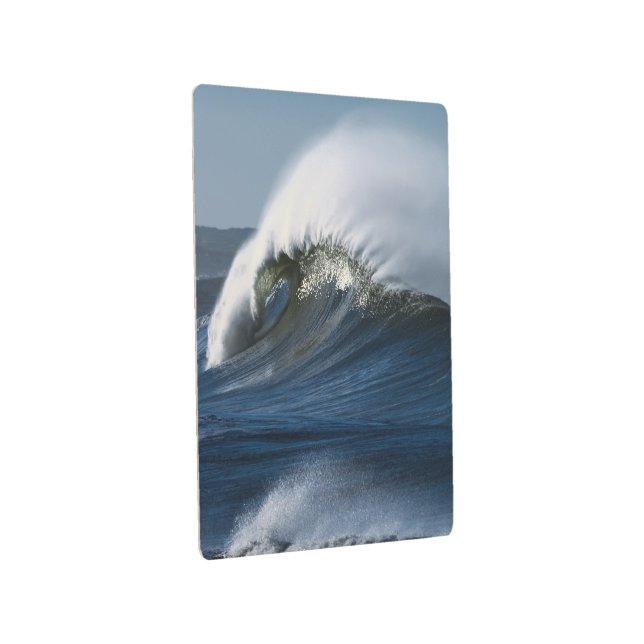 波の海の泡運命の運命 メタルプリント (3/4)