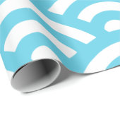 波の海青テクスチャ ラッピングペーパー (ロールコーナー)