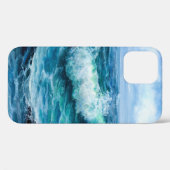 波の海。印象モダン主義，近代主義， m Case-Mate iPhoneケース (裏面 (横))