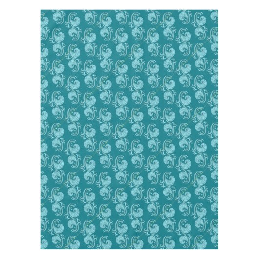 波の渦 テーブルクロス (正面)