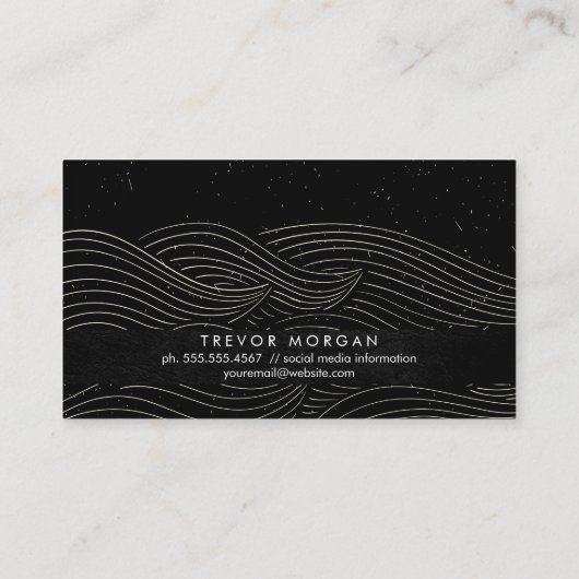 波の渦 名刺 (裏面)