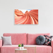 波の砂岩の形成 キャンバスプリント (インサイチュ (リビング))