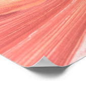 波の砂岩の形成 ポスター (角)