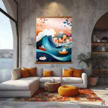 波の素晴らし再考：エレガンスモダン