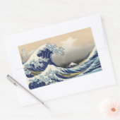 波の素晴らし矩形ステッカー 長方形シール (封筒)