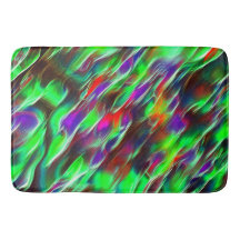 波の色は緑、赤、紫、茶色