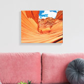 波の色 キャンバスプリント (インサイチュ (リビング))