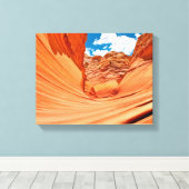 波の色 キャンバスプリント (インサイチュ (ウッドフロア))
